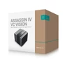 DeepCool CPU Cooler - ASSASSIN IV VC VISION (max. 20,5dB; 134,39 m3/h; 4pin, 7 db heatpipe, 1x12cm, 1x14cm, PWM, LED)