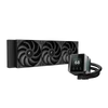 DeepCool CPU Water Cooler - MYSTIQUE 360 (max 21dB; max. 123,09 m3/h; 3x12cm, LED kijelző, fekete)