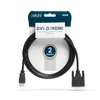 Kép 2/3 - Delight 2m 4K DVI-D - HDMI kábel