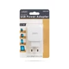 Kép 2/6 - Delight 55045-2WH hálózati adapter 2xUSB-A 5V-1.2A fehér