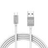 Kép 3/11 - Delight LED fénnyel USB Type-C 1m fehér adatkábel