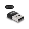 Kép 2/6 - Delock 60002 USB-A 2.0 apa - USB-C anya fekete adapter
