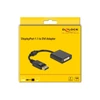 Kép 2/4 - Delock 61008 DisplayPort 1.1 apa - DVI anya passzív fekete adapter