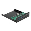 Kép 2/5 - Delock 64058 1xUSB-C 3.2/2xUSB-A + SD/MicroSD 3,5" beépíthető kártyaolvasó