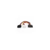 Kép 2/3 - Delock 65235 15 tűs SATA (apa) – 4 tűs Molex (anya) + 15 tűs SATA (anya) hálózati kábel