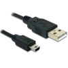 Kép 1/2 - Delock 82273 USB 2.0-A > USB mini-B 5 pin 1 m apa / apa kábel