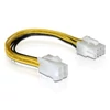 Kép 1/7 - Delock 82405 PCI Express (hálózati 8 tűs EPS) - 4 tűs ATX P4 tápkábel