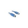 Kép 2/3 - Delock 82581 USB 3.0-A > USB-B apa/apa 3m kék kábel