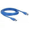 Kép 1/3 - Delock 82581 USB 3.0-A > USB-B apa/apa 3m kék kábel