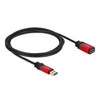 Kép 1/6 - Delock 82753 USB 3.0-A apa/anya 2m hosszabbító prémium kábel