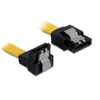 Kép 1/2 - Delock 82811 SATA 6 Gb/s lefele / egyenes csatl. (fémlappal) 50 cm összekötő kábel