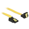 Kép 1/2 - Delock 82820 SATA 6 Gb/s 30cm egyenes/90°-os fém kábel
