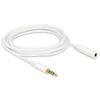 Kép 1/3 - Delock 84483 iPhone sztereo Jack 3.5mm apa/anya 4 pin 3m kábel