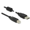 Kép 1/2 - Delock 84895 USB 2.0-A > USB-B apa/apa 1m fekete kábel