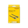 Kép 3/6 - Delock 86631 1m USB-C - Lightning iPhone/iPad/iPod kompatibilis szürke MFi adat- és töltőkábel
