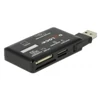 Kép 1/5 - Delock 91758 CF/SD/Micro SD/MS/M2/xD memóriakártyákhoz USB 3.2 kártyaolvasó