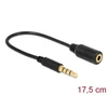 Kép 3/5 - Delock 62498 sztereó jack 3.5 mm 4 pin - sztereó dugó 3.5 mm 4 pin kábel