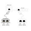 Kép 2/4 - DeLock RJ45 Port duplázó (1 x RJ45 dugó > 2 x RJ45 jack (2 x Ethernet)