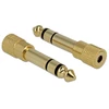 Kép 1/3 - DeLock Adapter Stereo plug 6.35 mm > Stereo jack 3.5 mm 3 pin metal