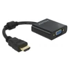 Kép 2/5 - Delock 65512 HDMI apa > VGA anya fekete adapter