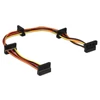 Kép 1/3 - DeLock Power SATA 15 pin plug > 4x SATA 15 pin receptacle 40 cm multicolour cable