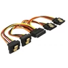 Kép 2/4 - DeLock 4 x SATA HDD > SATA 15 pin Power Plug 15cm