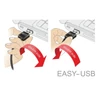 Kép 4/7 - DeLock EASY-USB 2.0 Type-A male > USB 2.0 Type Micro-B male Cable 3m Black