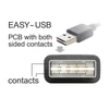 Kép 2/7 - DeLock EASY-USB 2.0 Type-A male > USB 2.0 Type Micro-B male Cable 3m Black