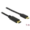 Kép 3/5 - Delock 1m USB Type-C 2.0 apa - USB 2.0 micro-B típusú apa fekete kábel