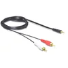 Kép 3/3 - Delock 84000 jack 3,5mm apa > 2xRCA apa 1,5m kábel