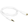Kép 2/3 - DeLock Extension Cable Audio Stereo Jack 3.5 mm male / female IPhone 4 pin 1m