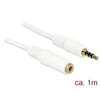 Kép 1/3 - DeLock Extension Cable Audio Stereo Jack 3.5 mm male / female IPhone 4 pin 1m