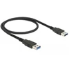 Kép 2/4 - DeLock USB 2.0 Type-A male > USB 2.0 Type-A male 0,5m cable Black