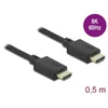 Kép 1/4 - DeLock High Speed HDMI Cable 48 Gbps 8K 60Hz 0,5m