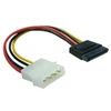 Kép 1/3 - Delock 4 tűs apa (Molex) to SATA HDD (egyenes) hálózati kábel