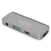 Kép 13/18 - Digitus USB-C Mobile Dock 4 Port Gray