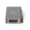 Kép 14/18 - Digitus USB-C Mobile Dock 4 Port Gray