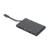 Kép 1/14 - Digitus DA-70865 USB-C utazó 9 portos univerzális notebook dokkoló állomás