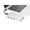 Kép 5/11 - Digitus DA-70867 USB-C 6 portos univerzális notebook dokkoló állomás