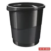 Kép 1/3 - Papírkosár, 14 liter, ESSELTE "Europost", Vivida fekete