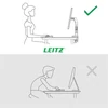 Monitortartó-kar, egy monitorhoz, LEITZ 