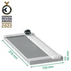 Kép 6/13 - Vágógép, görgős, A4, 8 lap, LEITZ "Precision Home A4"