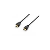 Kép 1/2 - HDMI kábel, aranyozott, 3 m, EQUIP