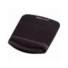 Kép 1/4 - Egéralátét csuklótámasszal, habtöltésű, FELLOWES "PlushTouch™", fekete