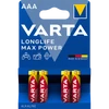 Kép 1/5 - Elem, AAA mikro, 4 db, VARTA "Longlife Max Power"