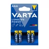 Kép 1/5 - Elem, AAA mikro, 4 db, VARTA "Longlife Power"