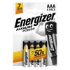 Kép 2/2 - Elem, AAA mikro, 4 db, ENERGIZER "Alkaline Power"