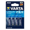 Kép 5/5 - Elem, AAA mikro, 4 db, VARTA "Longlife Power"