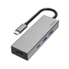 Kép 3/4 - Hama 200107 ezüst USB 3.1 Type-C HUB (2x USB A, 1x USB TYPE-C, HDMI)