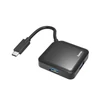Kép 3/5 - Hama 200112 BUSPOWERED 4 portos fekete USB 3.2 Type-C HUB